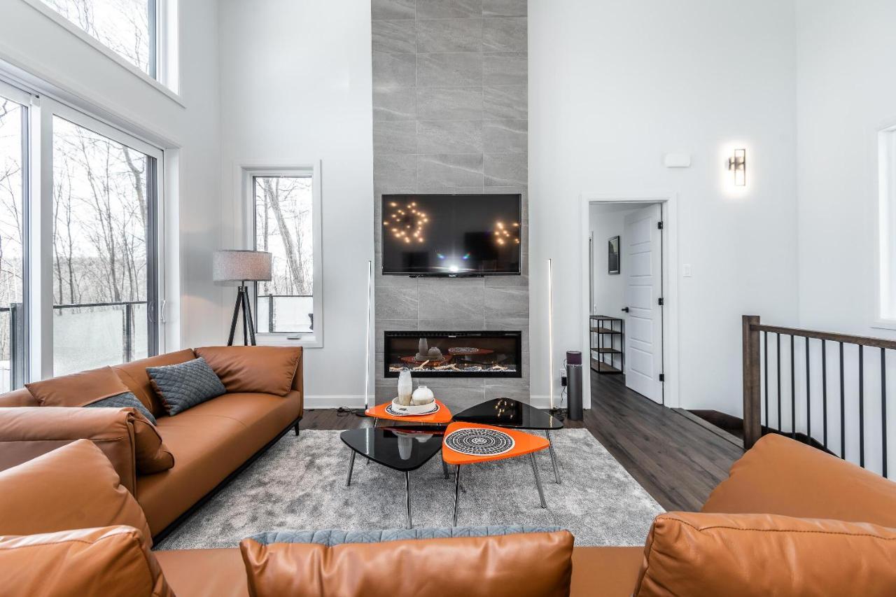 Luxurious Villa Tremblant 4 Bdrs W Hot Tub B5 La Conception Extérieur photo